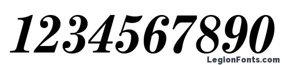 Century Expanded Bold Italic BT Font, Number Fonts