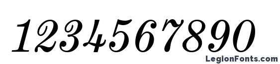 Century Expanded Italic Font, Number Fonts