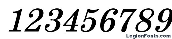 Century.kz Bold Italic Font, Number Fonts