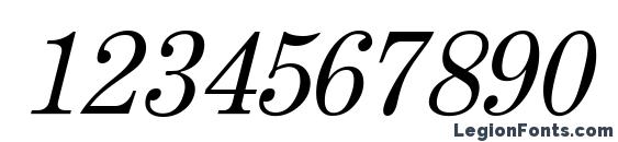 Century.kz Italic Font, Number Fonts