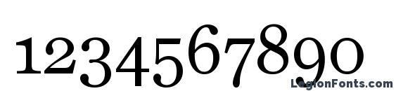 Century Old Style Caps Regular Font, Number Fonts