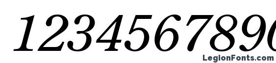 Century Old Style LT Italic Font, Number Fonts