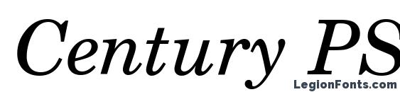 Century PS Italic font, free Century PS Italic font, preview Century PS Italic font