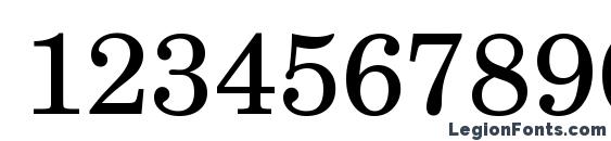 Century PS Regular Font, Number Fonts