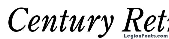 Century Retrospective SSi Italic font, free Century Retrospective SSi Italic font, preview Century Retrospective SSi Italic font