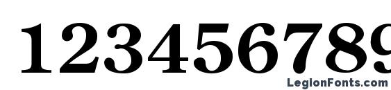 Century Retrospective SSi Semi Bold Font, Number Fonts