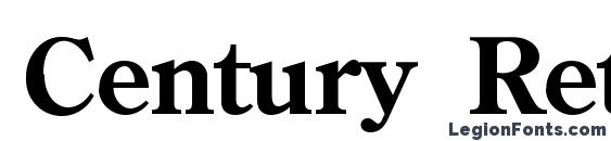 Шрифт Century Retrospective SSi Semi Bold