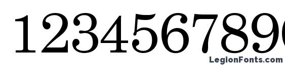 Century Schoolbook SSi Font, Number Fonts