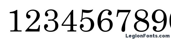 Century Font, Number Fonts