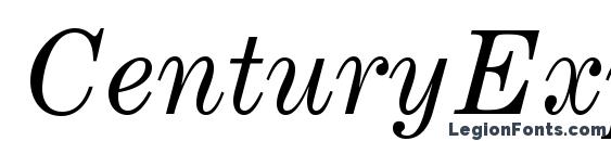 Шрифт CenturyExpandedLTStd Italic