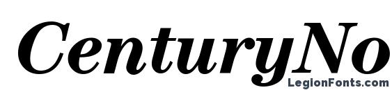 CenturyNova BoldItalic Font, Serif Fonts