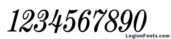 CenturyNova Cd BookItalic Font, Number Fonts