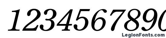CenturyOldStyle Italic Font, Number Fonts