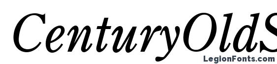 CenturyOldStyle Italic font, free CenturyOldStyle Italic font, preview CenturyOldStyle Italic font