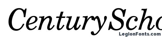 CenturySchoolbook RegularItalic Font