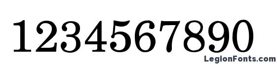 CenturySchoolbook Thin Font, Number Fonts