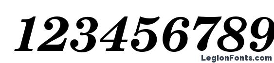 CenturySchT Bold Italic Font, Number Fonts