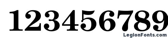 CenturySchT Bold Font, Number Fonts