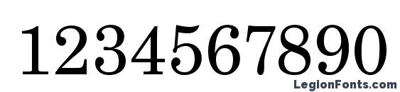 CenturySchT Font, Number Fonts