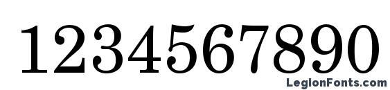 CenturySchTEE Font, Number Fonts