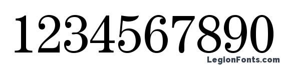 CenturyStd Book Font, Number Fonts