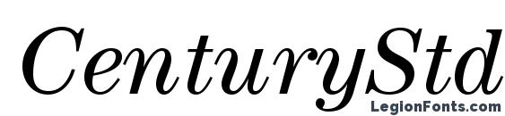 CenturyStd BookItalic Font