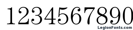 CenturyStd Light Font, Number Fonts