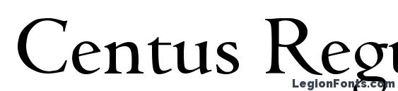Centus Regular Font