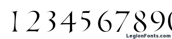 CentusLH Regular Font, Number Fonts