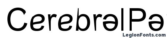 CerebralPares Falk font, free CerebralPares Falk font, preview CerebralPares Falk font