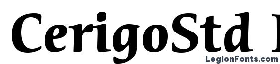 CerigoStd Bold font, free CerigoStd Bold font, preview CerigoStd Bold font