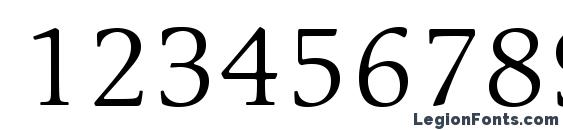 CerigoStd Book Font, Number Fonts