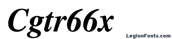 шрифт Cgtr66x, бесплатный шрифт Cgtr66x, предварительный просмотр шрифта Cgtr66x
