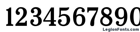 Ch132 Bold Font, Number Fonts