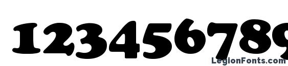 Chacey Heavy Font, Number Fonts