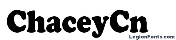шрифт ChaceyCnd Heavy, бесплатный шрифт ChaceyCnd Heavy, предварительный просмотр шрифта ChaceyCnd Heavy