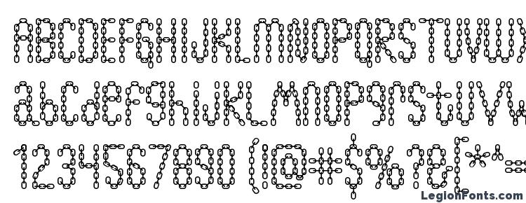 glyphs ChainFontBlack font, сharacters ChainFontBlack font, symbols ChainFontBlack font, character map ChainFontBlack font, preview ChainFontBlack font, abc ChainFontBlack font, ChainFontBlack font