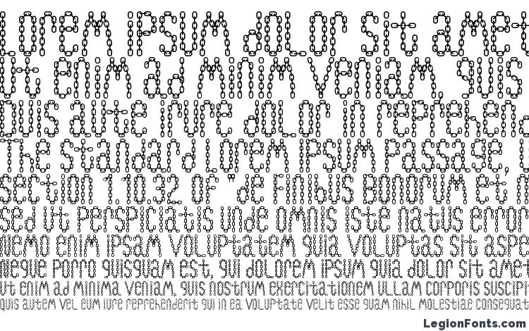 specimens ChainFontBlack font, sample ChainFontBlack font, an example of writing ChainFontBlack font, review ChainFontBlack font, preview ChainFontBlack font, ChainFontBlack font