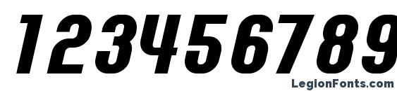 Chaingothic extrabold Font, Number Fonts