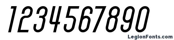 Шрифт Chaingothic light, Шрифты для цифр и чисел