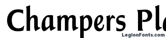 Champers Plain Font