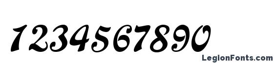 Chance Cyrillic Font, Number Fonts