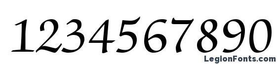 Chancery Script SSi Font, Number Fonts