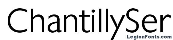 ChantillySerial Light Regular Font