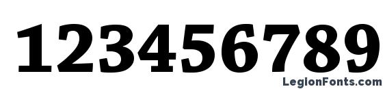 ChaparralPro Bold Font, Number Fonts