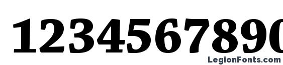 ChaparralPro BoldDisp Font, Number Fonts