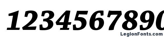 ChaparralPro BoldItSubh Font, Number Fonts