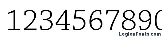 ChaparralPro LightCapt Font, Number Fonts