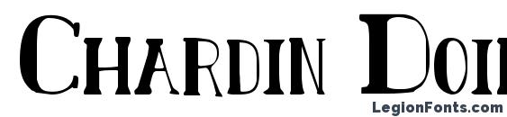 Chardin Doihle Condensed font, free Chardin Doihle Condensed font, preview Chardin Doihle Condensed font