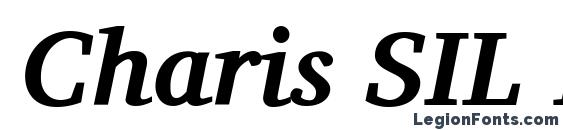 Шрифт Charis SIL Bold Italic
